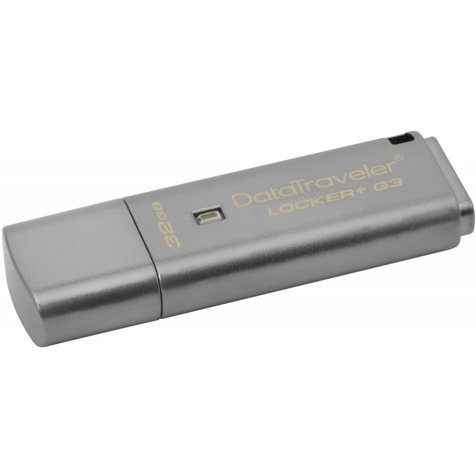 Kingston 32 GB DataTraveler Locker+ G3 (DTLPG3/32GB) - зображення 1