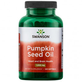 Swanson Pumpkin Seed Oil 1,000 mg 100 caps
