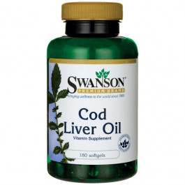   Swanson Cod Liver Oil 350 mg 180 caps