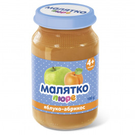   Малятко Яблоко-абрикос, 180 г