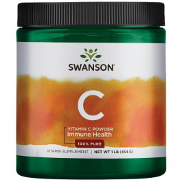 Swanson Vitamin C Powder - 100% Pure 454 g /454 servings/ Unflavored