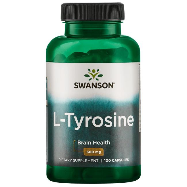 Swanson L-Tyrosine 500 mg 100 caps - зображення 1