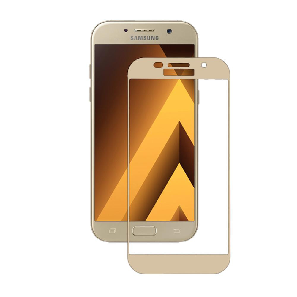 BeCover Защитное стекло для Samsung Galaxy A3 2017 SM-A320 Gold (704684) - зображення 1