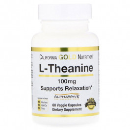 California Gold Nutrition L-Theanine 100 mg 60 caps