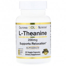   California Gold Nutrition L-Theanine 200 mg 60 caps