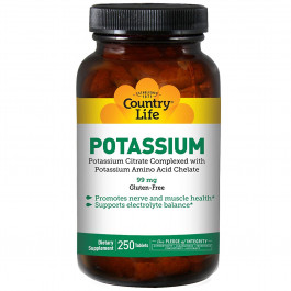 Country Life Potassium 99 mg 250 tabs