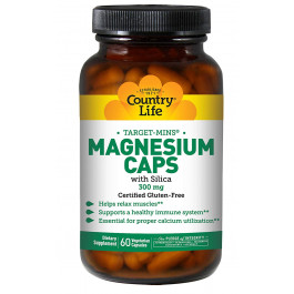 Country Life Magnesium 300 mg 60 caps