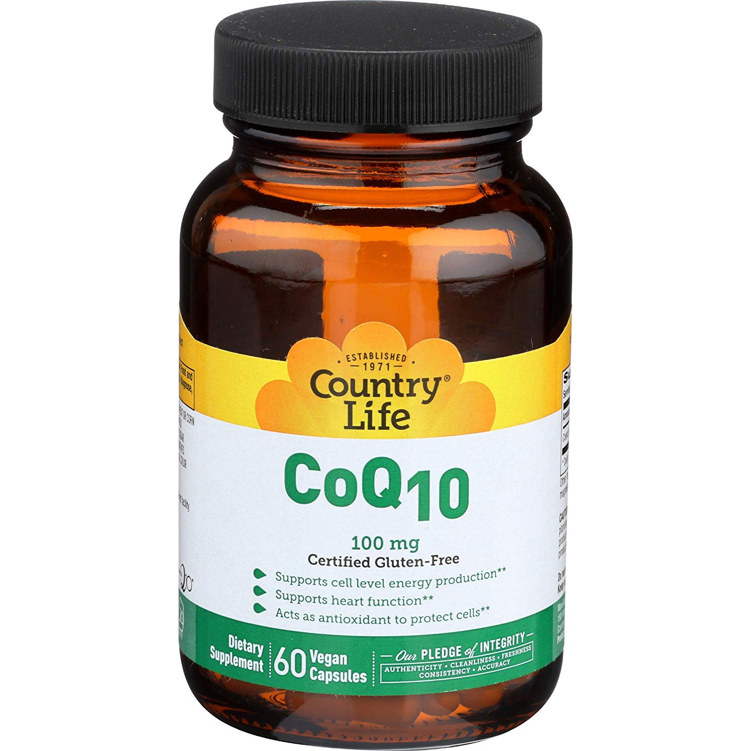 Country Life Vegan CoQ10 100 mg 60 caps - зображення 1