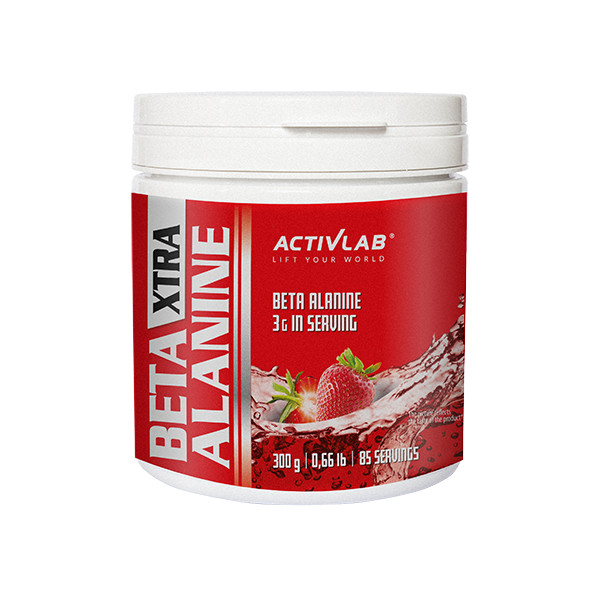 Activlab Beta Alanine Xtra 300 g /85 servings/ Strawberry - зображення 1