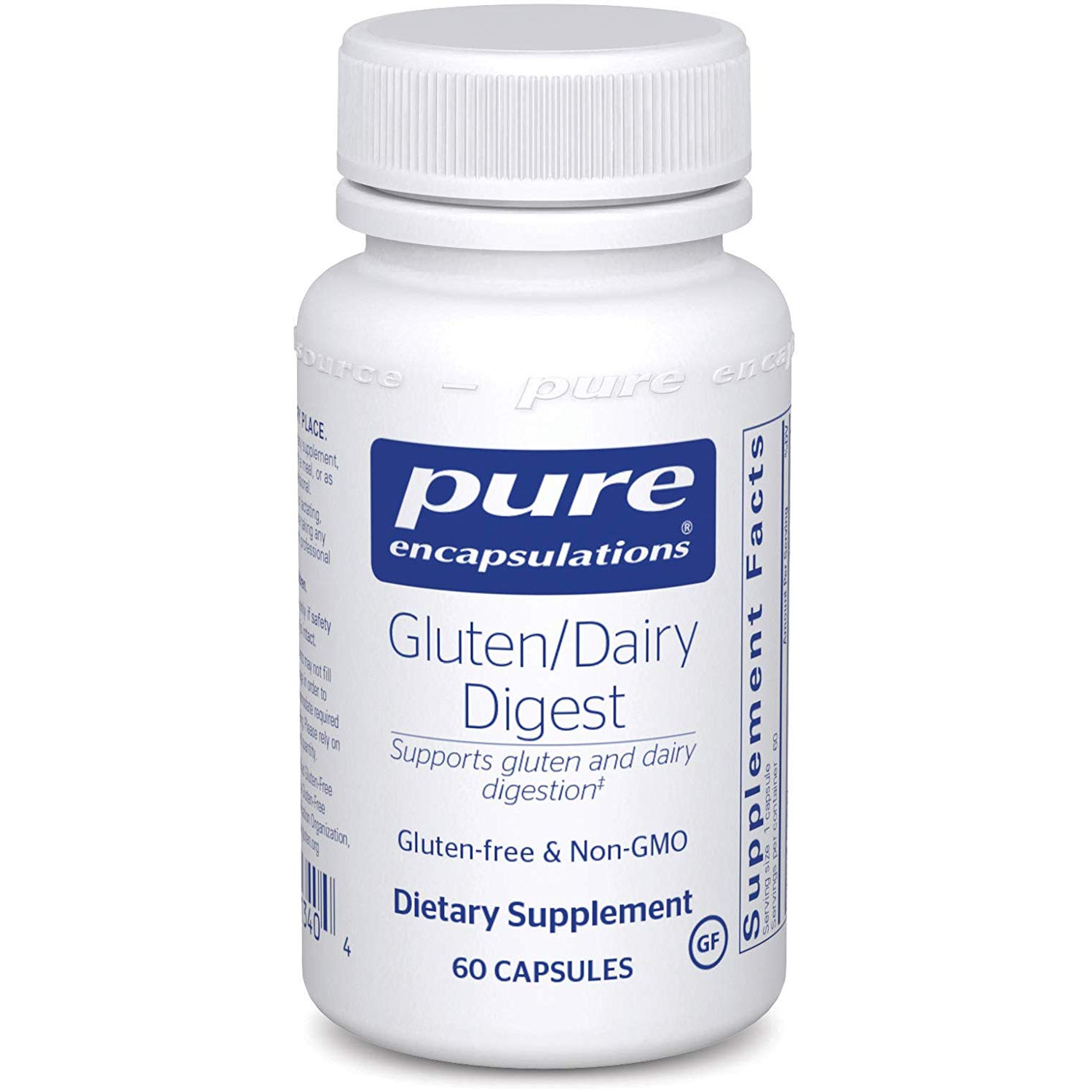 Pure Encapsulations Gluten/Dairy Digest 60 caps - зображення 1