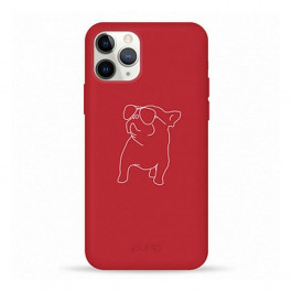   Pump Silicone Minimalistik case iPhone 11 Pro Pug With (PMSLMN11PRO-1/233)