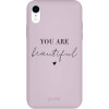 Pump Silicone Minimalistik case iPhone Xr You Are Beautiful (PMSLMNXR-13/128) - зображення 1