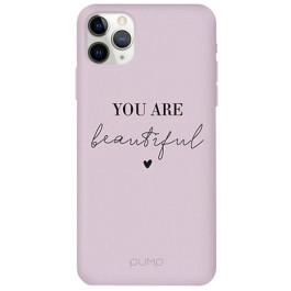   Pump Silicone Minimalistik case iPhone 11 Pro Max You Are Beautiful (PMSLMN11PROMAX-13/128)