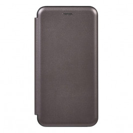 TOTO Book Rounded Leather Case Samsung Galaxy M30s Gray