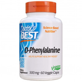   Doctor's Best D-Phenylalanine 500 mg 60 caps