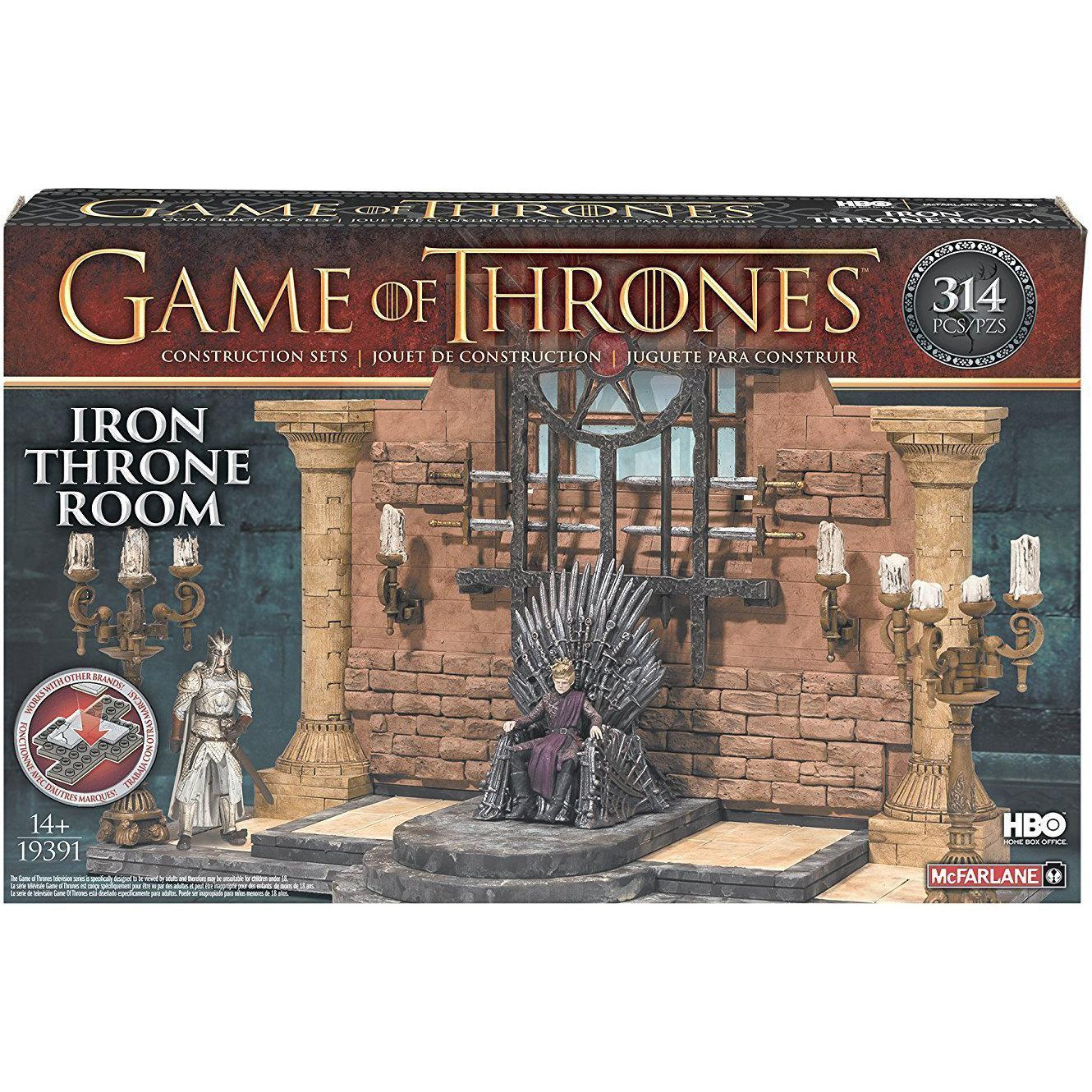 McFarlane Game of Thrones - Iron Throne Room (MCF19391-6) купить в  интернет-магазине: цены на блочный конструктор McFarlane Game of Thrones -  Iron Throne Room (MCF19391-6) - отзывы и обзоры, фото и характеристики.