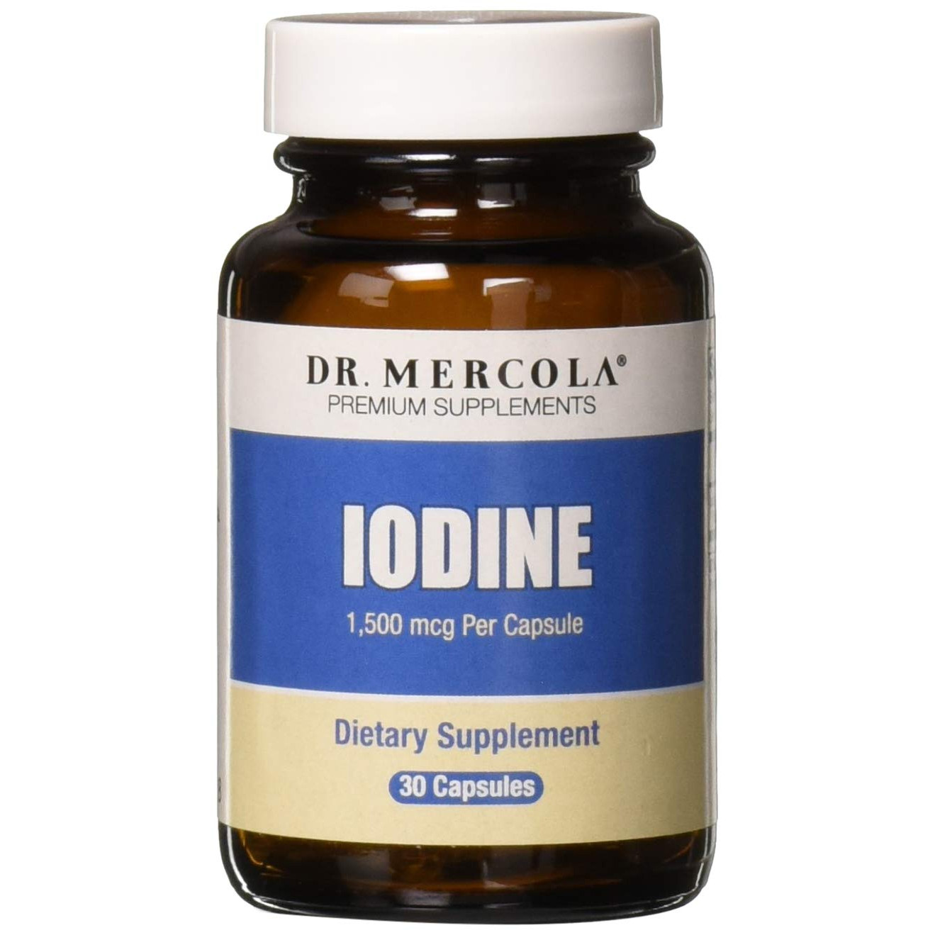 Dr. Mercola Iodine 1,500 mcg 30 caps - зображення 1