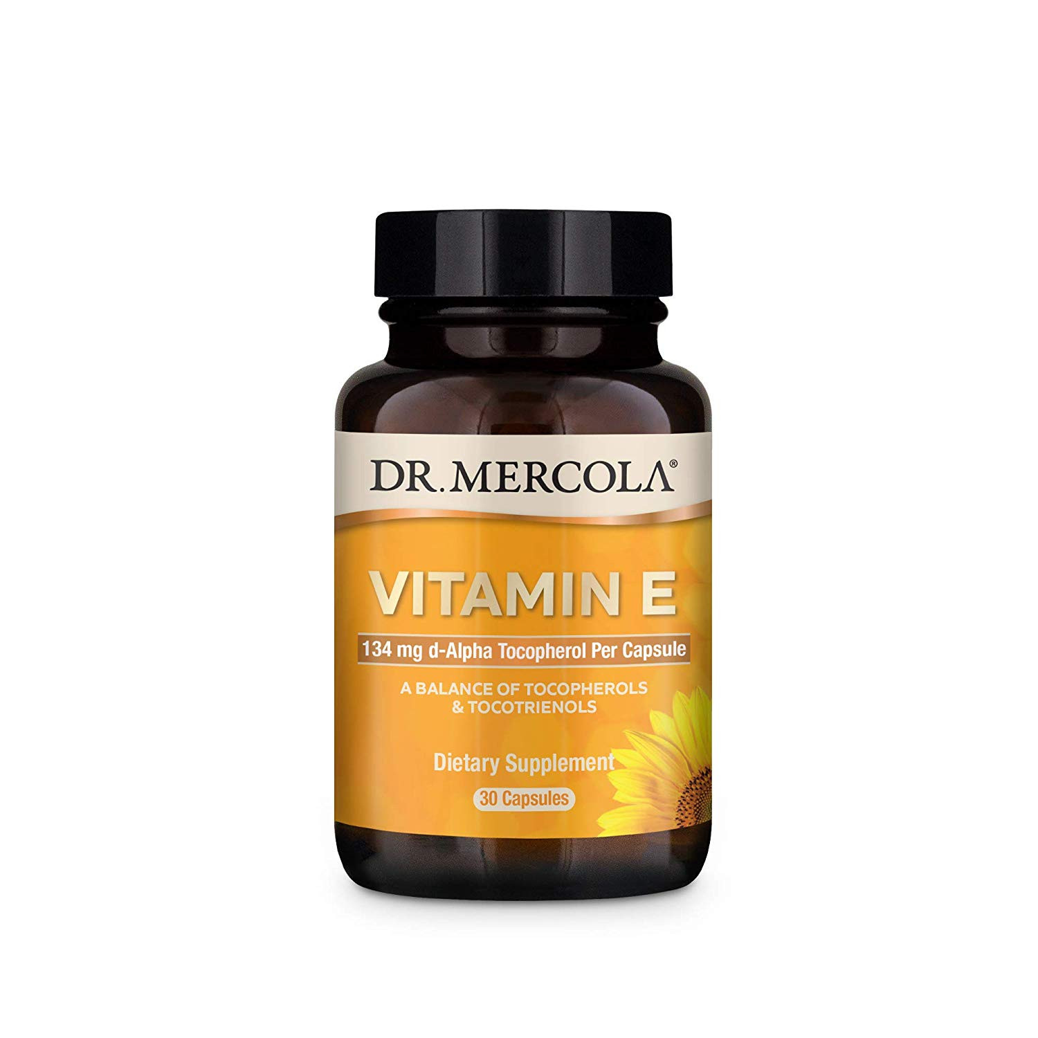 Dr. Mercola Vitamin E 134 mg 30 caps - зображення 1