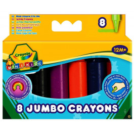 Crayola 8 восковых мелков для самых маленьких 0080