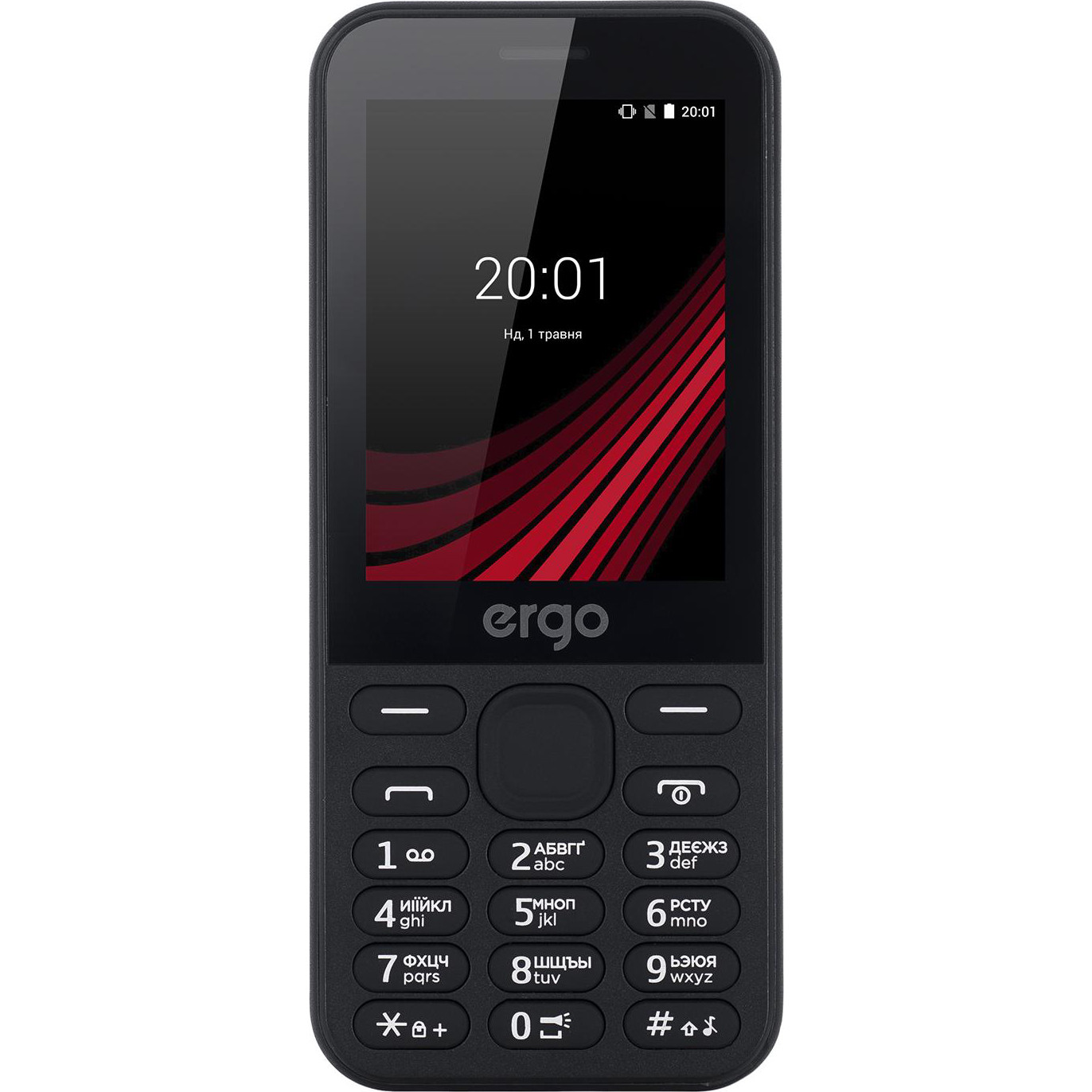 ERGO F284 Balance Dual Sim Black - зображення 1