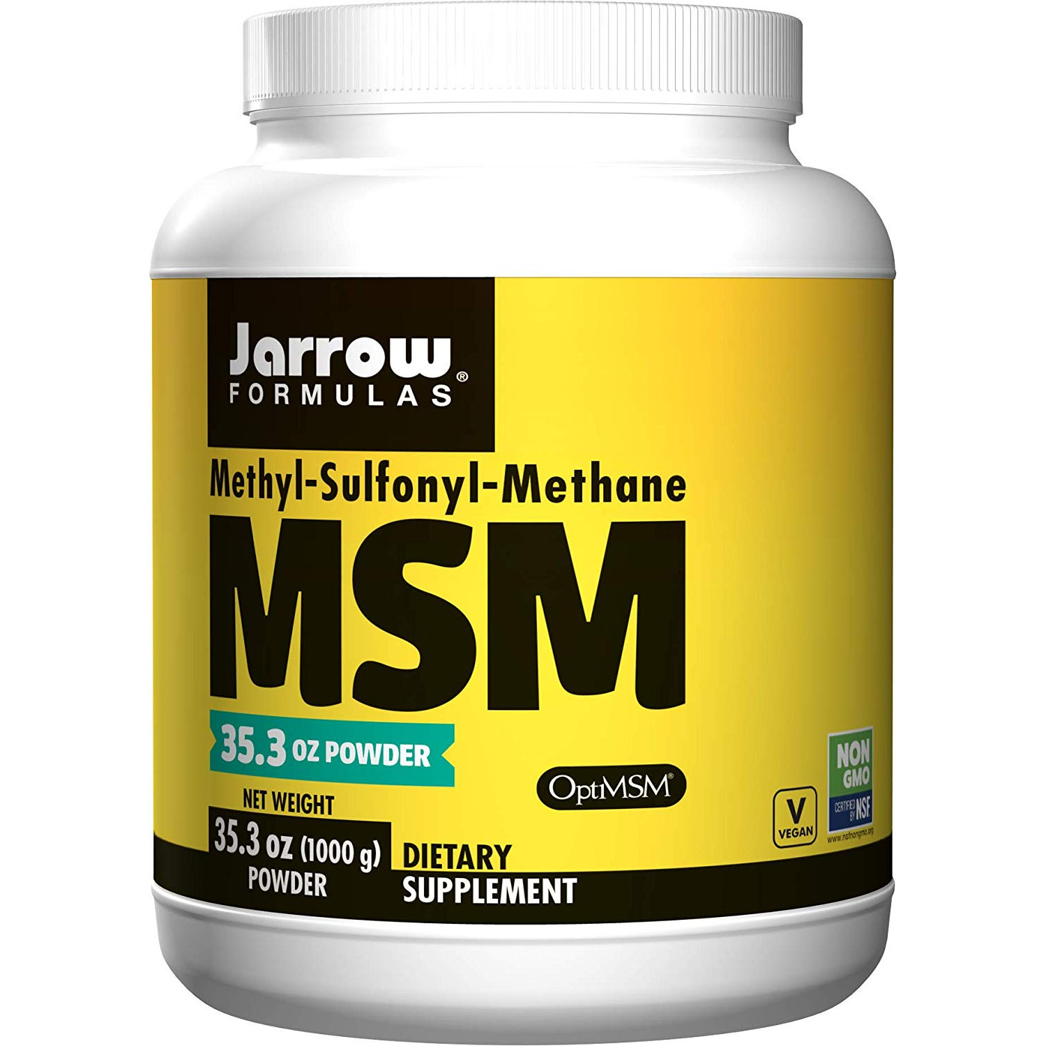 Jarrow Formulas MSM Powder 1000 g /1000 servings/ Unflavored - зображення 1