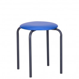 Art Metal Furniture Софи черный Скаден темно-синий (053504)