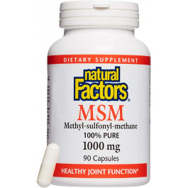   Natural Factors MSM 1000 mg 90 caps