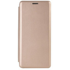 TOTO Book Rounded Leather Case Samsung Galaxy A51 Gold