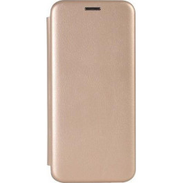 TOTO Book Rounded Leather Case Samsung Galaxy A71 Gold