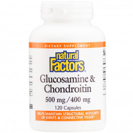 Natural Factors Glucosamine & Chondroitin 500/400 mg 120 caps