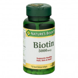 Nature's Bounty Biotin 5,000 mcg 72 caps