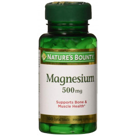   Nature's Bounty Magnesium 500 mg 100 tabs