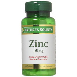 Nature's Bounty Zinc 50 mg 100 caps