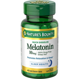 Nature's Bounty Melatonin 10 mg Quick Dissolve 45 tabs