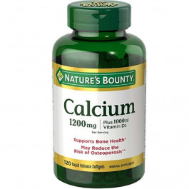   Nature's Bounty Calcium 1,200 mg Plus Vitamin D3 120 caps