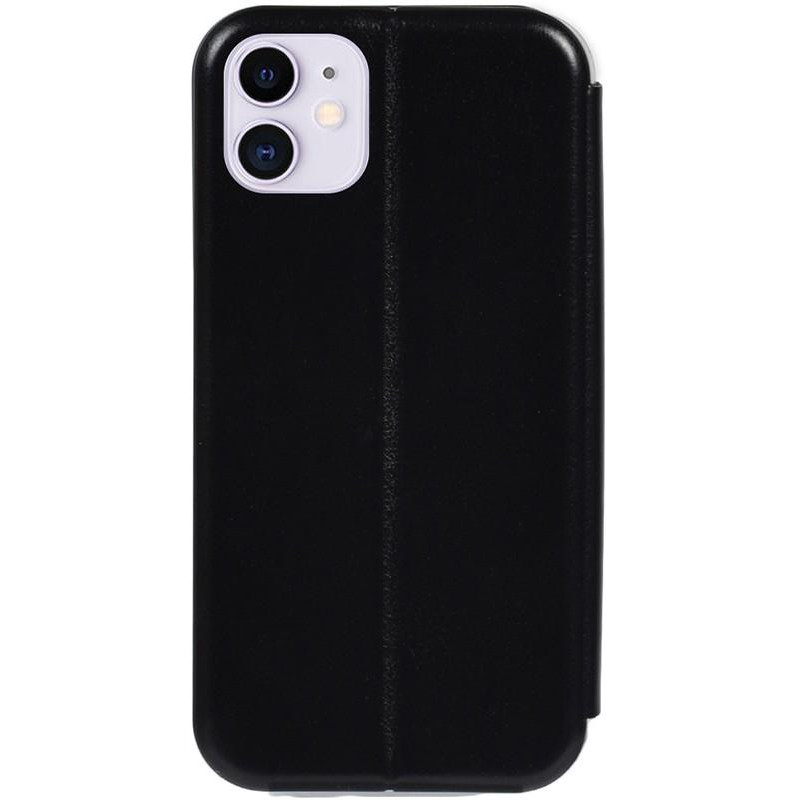 TOTO Book Rounded Leather Case Apple iPhone 11 Black - зображення 1