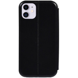 TOTO Book Rounded Leather Case Apple iPhone 11 Black