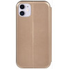 TOTO Book Rounded Leather Case Apple iPhone 11 Gold - зображення 1