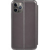 TOTO Book Rounded Leather Case Apple iPhone 11 Pro Gray - зображення 1