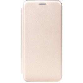   TOTO Book Rounded Leather Case Samsung Galaxy M10s Gold