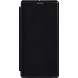 TOTO Book Rounded Leather Case Samsung Galaxy Note 10 Black