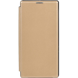 TOTO Book Rounded Leather Case Samsung Galaxy Note 10 Gold