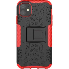 TOTO Dazzle Kickstand 2 in 1 Case Apple iPhone 11 Red