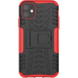   TOTO Dazzle Kickstand 2 in 1 Case Apple iPhone 11 Red