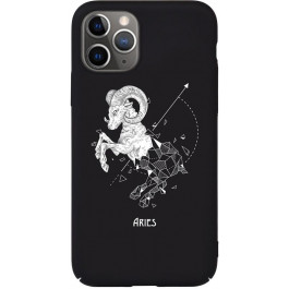   TOTO Full PC Print Case Apple iPhone 11 Pro #168_Aries Black