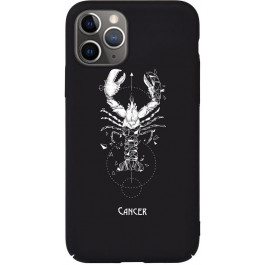   TOTO Full PC Print Case Apple iPhone 11 Pro #169_Cancer Black