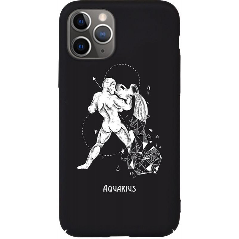 TOTO Full PC Print Case Apple iPhone 11 Pro Max #164_Aquarius Black - зображення 1