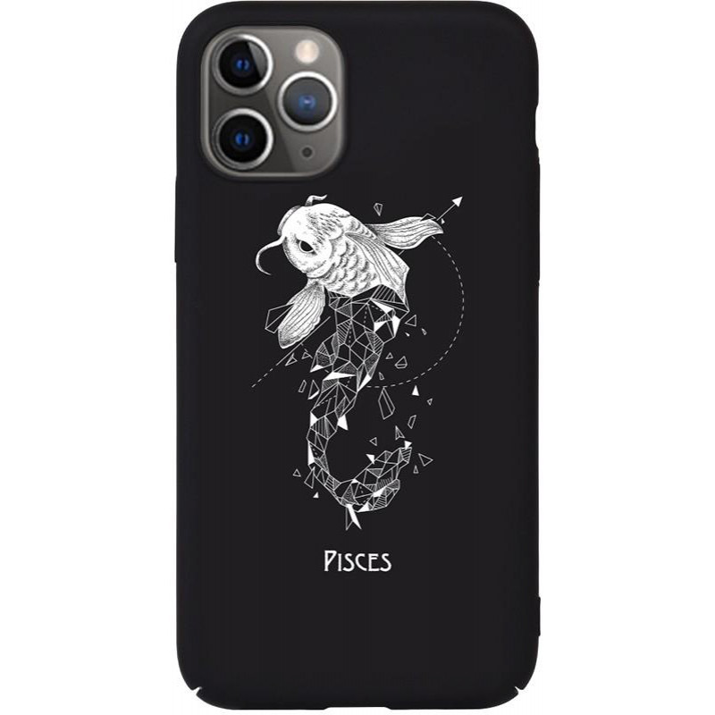 TOTO Full PC Print Case Apple iPhone 11 Pro Max #170_Pisces Black - зображення 1