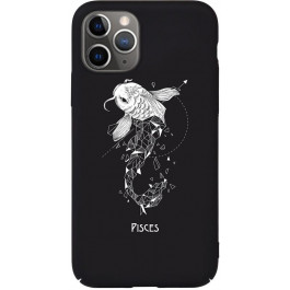TOTO Full PC Print Case Apple iPhone 11 Pro Max #170_Pisces Black