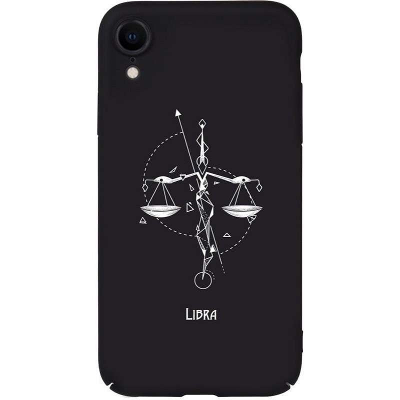 TOTO Full PC Print Case Apple iPhone XR #163_Libra Black - зображення 1